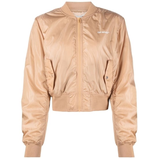 Off-White Diag Light Brown Bomber Jacket