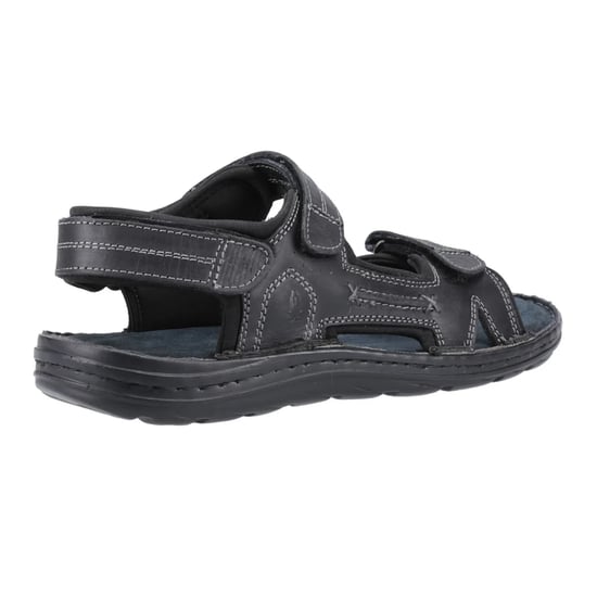 Hush Puppies - Herren Sandalen "Alistair", Leder (Schwarz) - Image 2