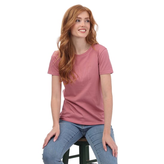 Women's Armani Crewneck T-Shirt in Rose