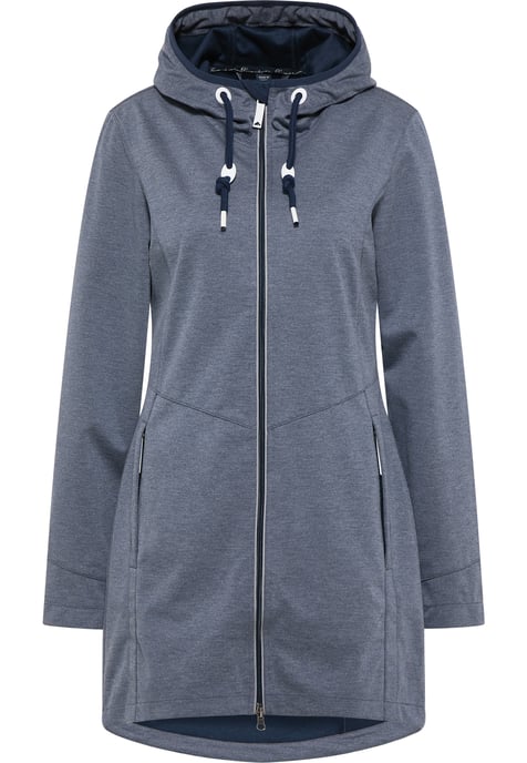 Dreimaster Funktionsjacke Damen Marine Melange - Image 1