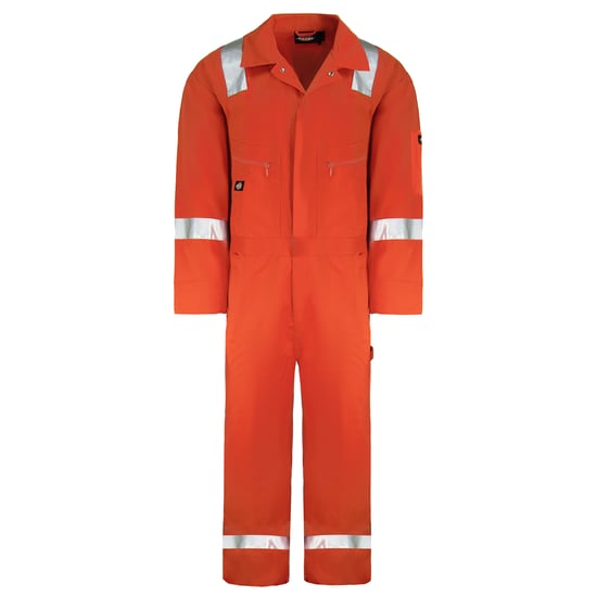 Dickies Hi-Vis Lighgewicht Herren Orange Coverall - Image 1