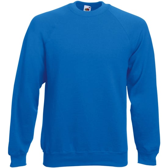 Fruit Of The Loom Herren Raglan-Ärmel Belcoro® Sweatshirt (Royal) - Image 1