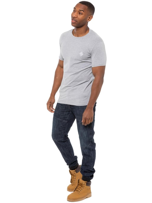 Enzo| Herren-Jogger-Jeans aus Denim mit Bündchen - Dunkelblau - Image 5