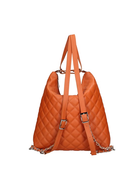 Roberta Rossi Shoulder bag convertible into a backpack Women COGNAC