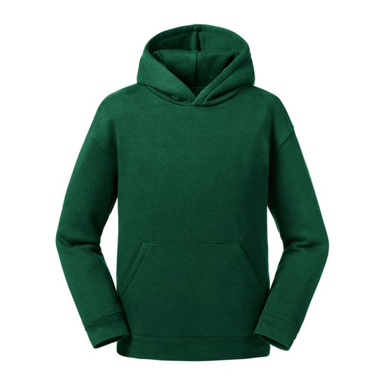 Russell Kids/Childrens Authentic Hooded Sweatshirt (Flaschengrün) - Image 1