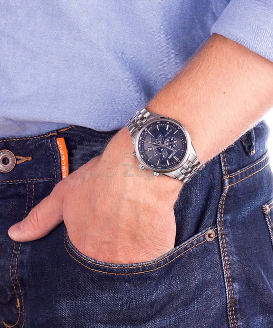 Citizen Herren Silberuhr AT2141-52L - Image 4