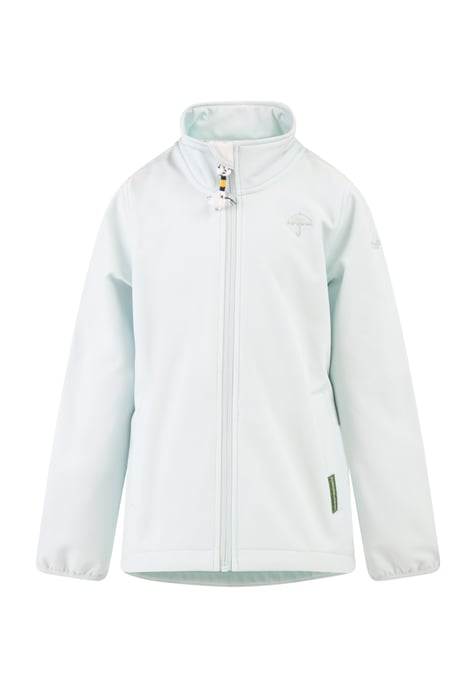 Schmuddelwedda Softshelljacke - recyceltes Material Mädchen Blaumint-280 - Image 1