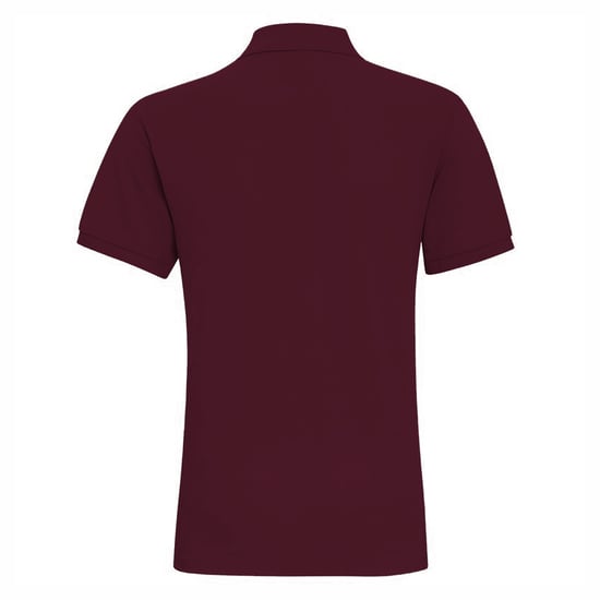 Asquith & Fox Mens Plain Short Sleeve Polo Shirt (Burgundy)