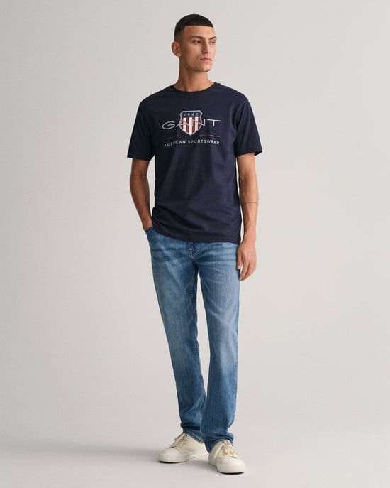 Gant Reg Archive Shield T-Shirt - Image 4
