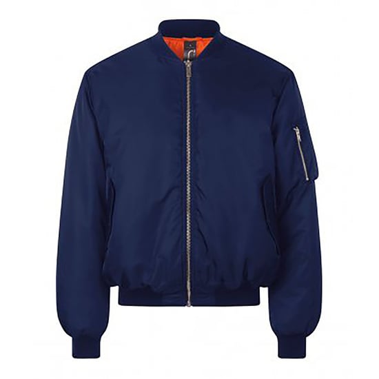 SOLS Unisex Remington Authentic Bomber Jacket (French Navy) - Image 1