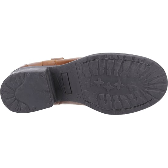 Hush Puppies Saskia Leder Damen Tan Stiefel - Image 3