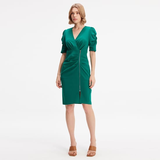 Jerseykleid mit seitlichem Reißverschluss - Image 2