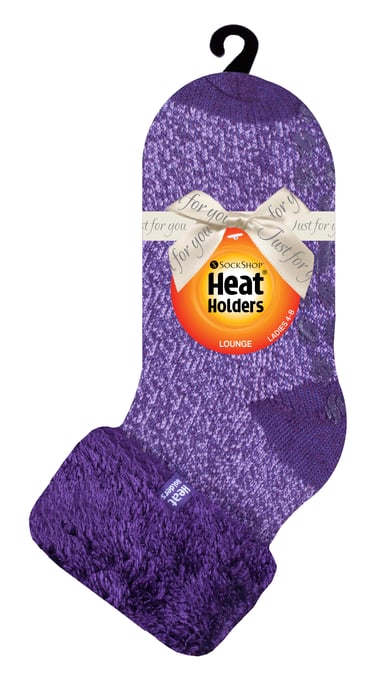 HEAT HOLDERS - Womens Thermal Slipper Bettsocken mit rutschfesten Griffen - Image 2