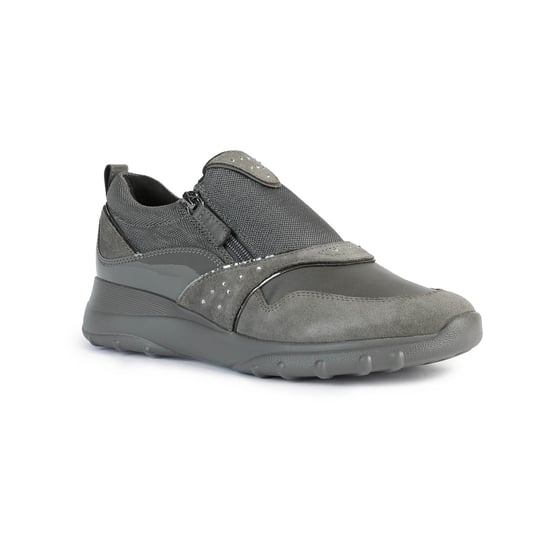Geox D Zosma B Wildleder Damen Dunkelgraue Sneaker - Image 1
