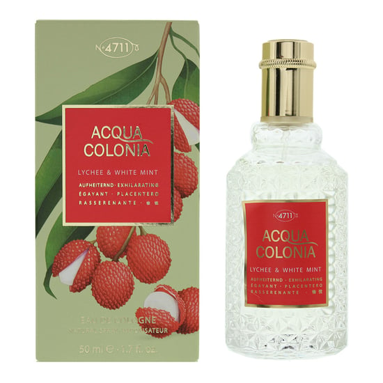 4711 Acqua Colonia Lychee & White Mint Eau De Cologne 50ml - Image 1