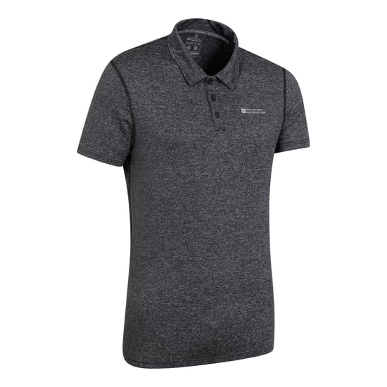 Mountain Warehouse Mens Agra Stripe Polo Shirt (Black)