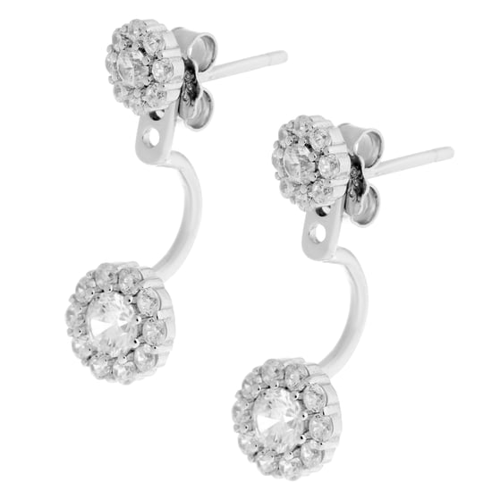 Orphelia 'Victoria' Women's 925 Sterling Silver Stud Earrings - Silver ZO-7222