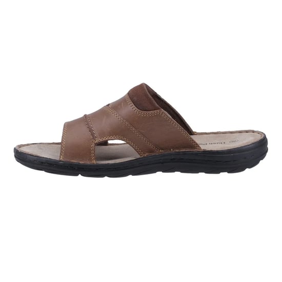Hush Puppies - Herren Mules "Archer", Leder (Hellbraun) - Image 3