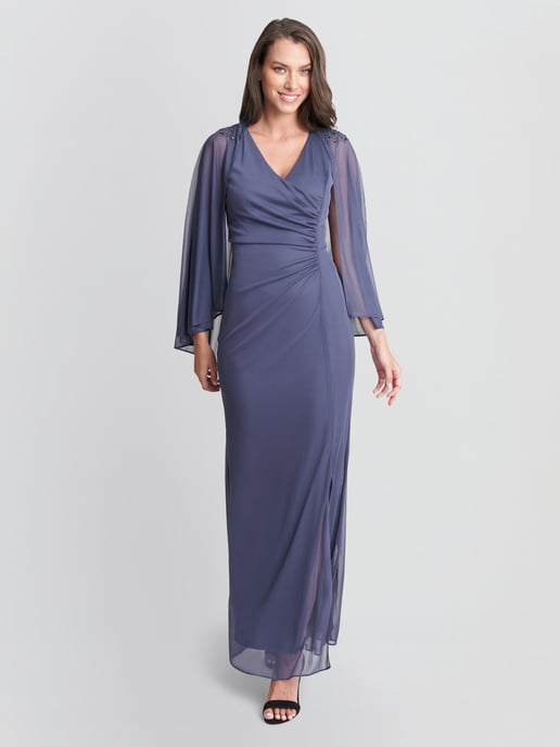 Estefany V Neck Embellished Maxi Dress