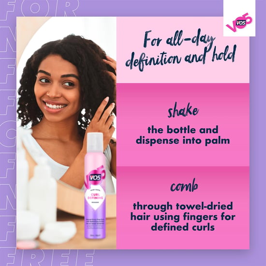 VO5 Curl Defining Hair Mousse with Lasting Hold and Less Frizz 200ml, 6 Pack