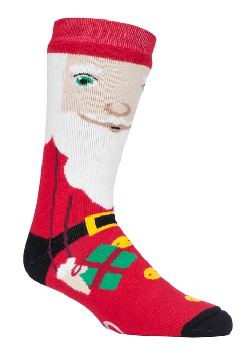 Herren-Damen-Thermo-Weihnachtssocken mit rutschfesten Socken und Greifern - Image 1