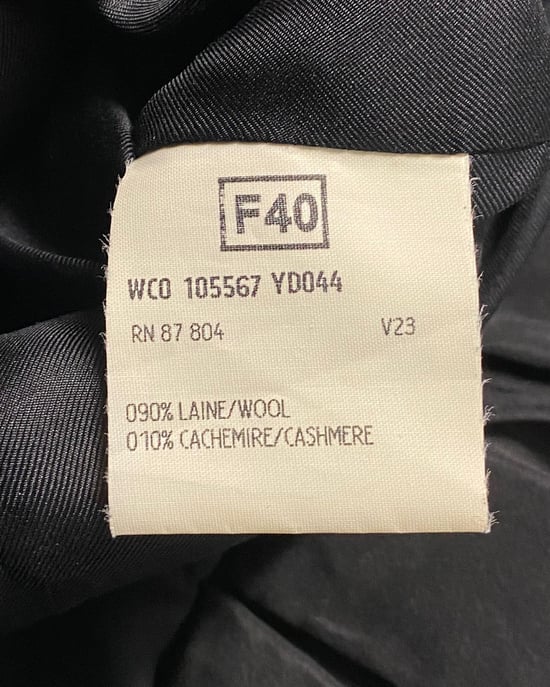 Yves Saint Laurent Rive Gauche Abendblazer aus schwarzer Wolle - Image 5