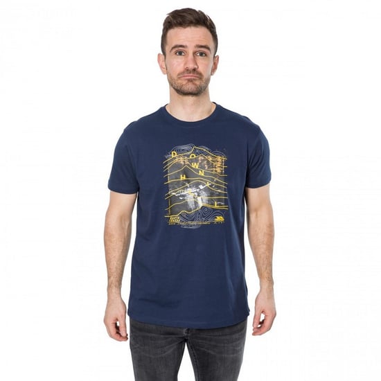 Trespass - T-shirt DOWNHILL - Homme (Bleu marine) - Image 2