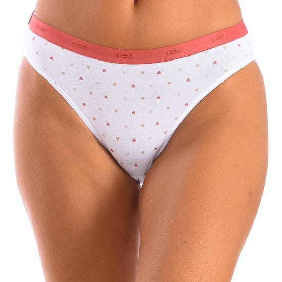 Pack-3 Panties Slips Coton Strech D4C17 woman
