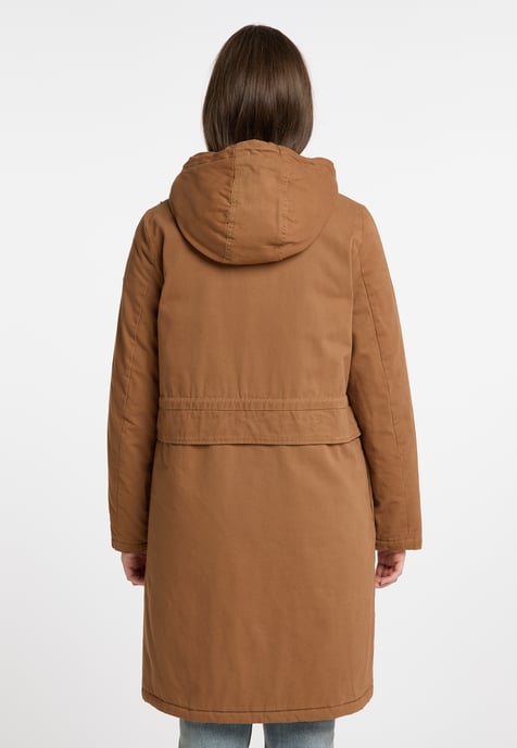 Dreimaster Wintermantel Damen Sand - Image 4