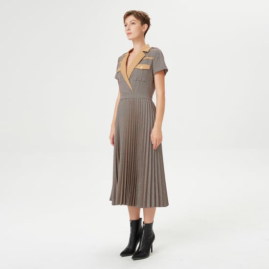 Faltenkleid im Prince-of-Wales-Stil - Image 4
