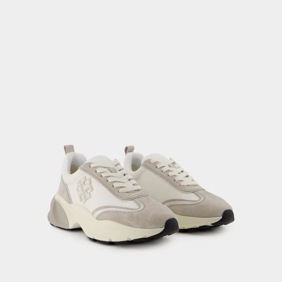 Sneakers Good Luck Trainer - Tory Burch - Leder - Weiß - Image 1
