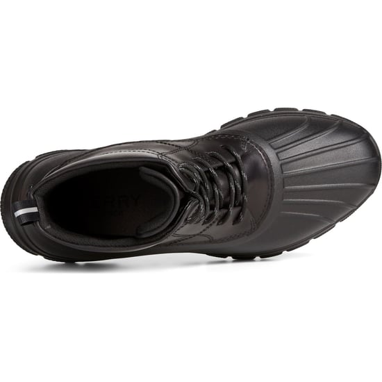 Sperry Duck Float Leder Schwarz Wellington Stiefel - Image 4
