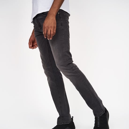 Crosshatch - "Svelte" Jeans für Herren (Dunkelgrau) - Image 3