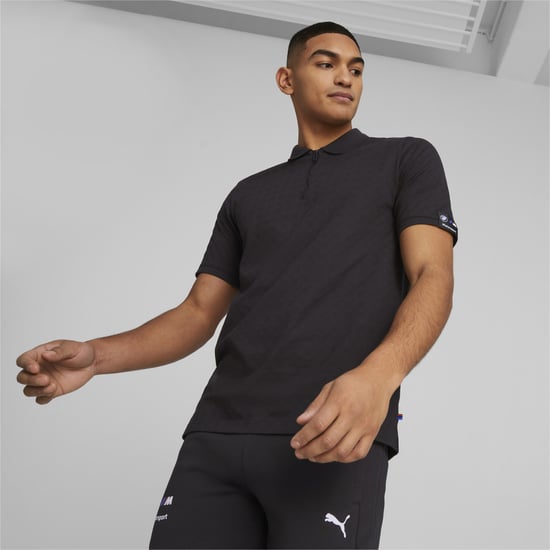 PUMA Mens BMW M Motorsport Printed Jacquard Polo Shirt