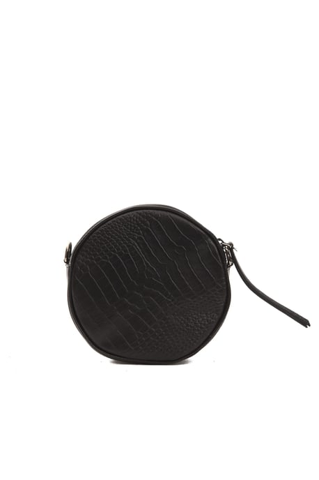 Pompei Donatella Sac à main en cuir noir pour femmes - Image 3