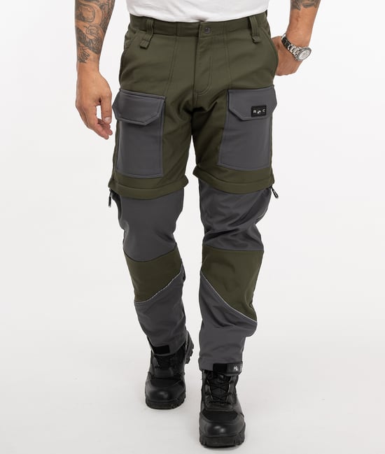 Rock Creek Softshellhose Dunkelgrün - Image 1