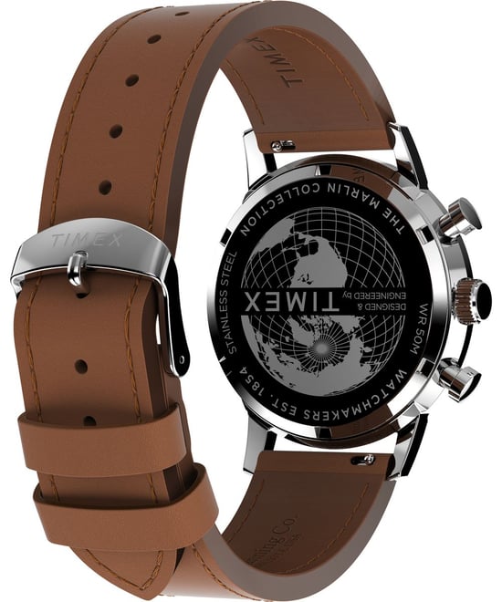 Timex Marlin Chrono Herrenbraun Uhren TW2W10100 - Image 4