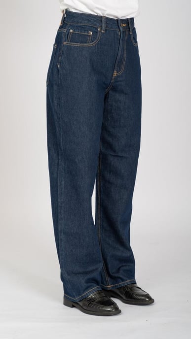 The Original Performance Loose Jeans - Dark Blue Denim