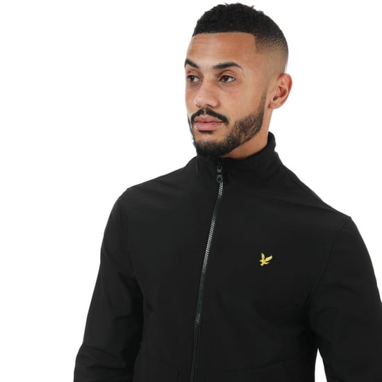 Veste Softshell col cheminée Lyle And Scott Pour Homme en Noir - Image 4