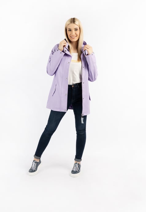 Schmuddelwedda Regenjacke Damen Helllavendel-280 - Image 2