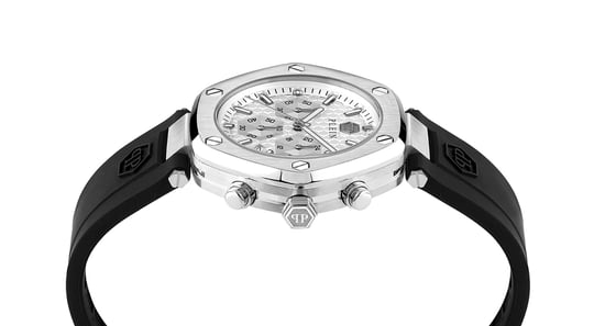Philipp Plein The Hexagon Chrono Herren Schwarze Uhr PWZBA0123 - Image 2