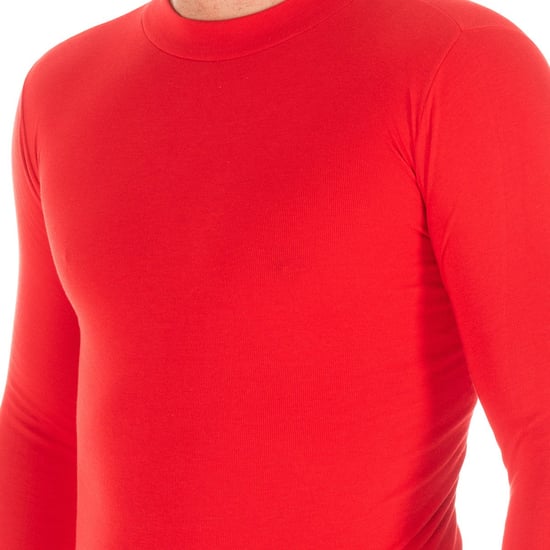 Long-sleeved T-shirt with half-high collar 1625-H man