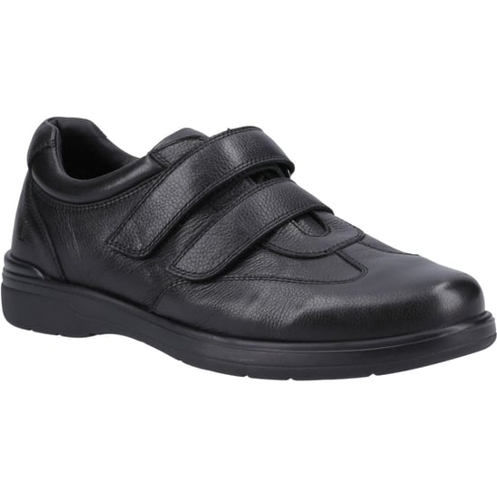 Hush Puppies Magnus Leder Herren Schwarz Loafers - Image 1