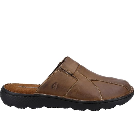 Hush Puppies Herren Carson Leder Pantoletten (Braun) - Image 2