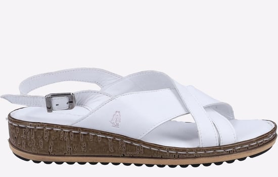 Hush Puppies Elena Crossover Keilsandalette LEDER Damen - Image 1