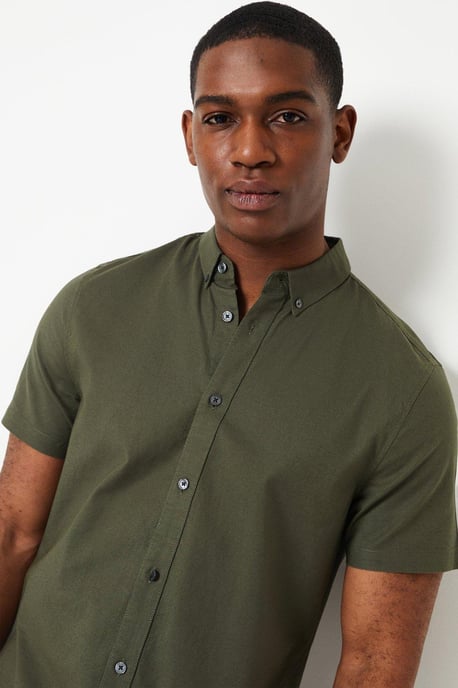 Short Sleeve Oxford Shirt - Image 1