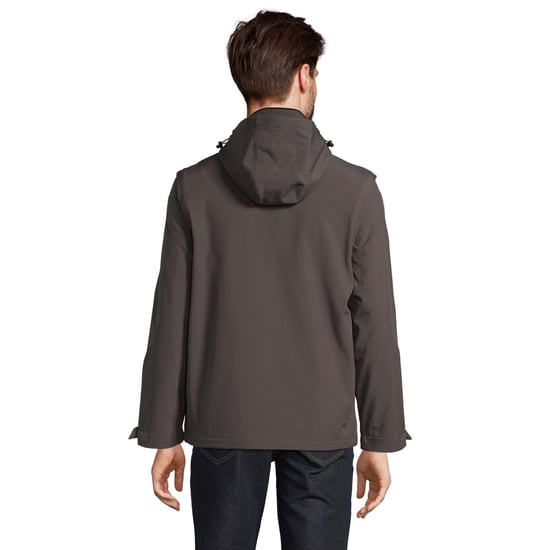 SOLS - "Falcon" Softshelljacke 3 in 1 für Herren/Damen Unisex (Anthrazit unifarben) - Image 2
