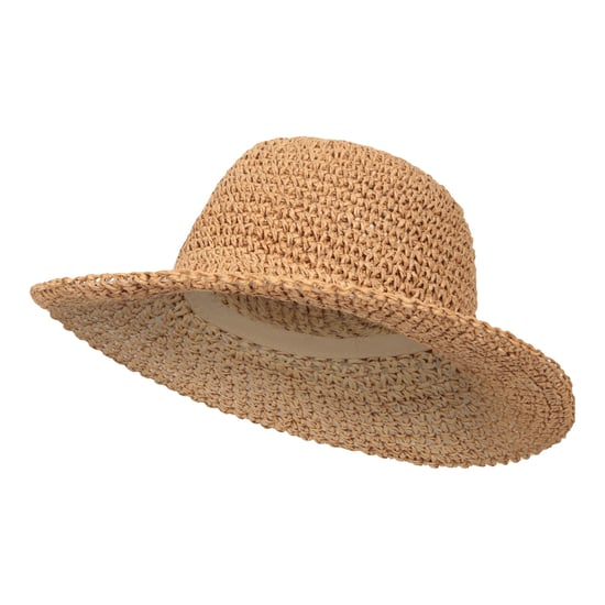 Mountain Warehouse Womens/Ladies Straw Packable Sun Hat (Dark Beige)