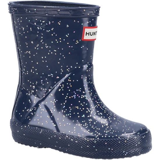 Hunter Kids First Classic Giant Glitter Childrens Wellingtons
