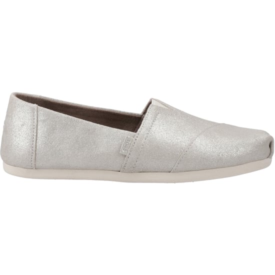 TOMS Alpargata mit Cloudbound Leder Damen Silber Espadrilles - Image 5
